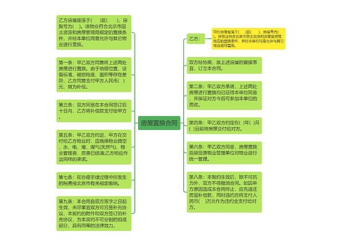 房屋置换合同