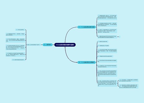 个人住房贷款的操作流程