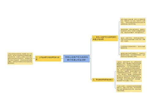 怎样以住房产权为抵押向银行申请公积金贷款