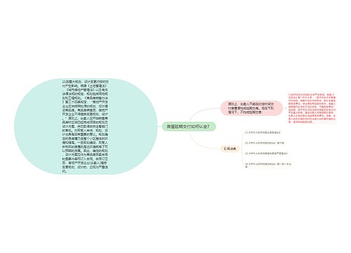 房屋延期交付如何认定？