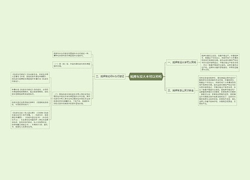 抵押车没大本可以买吗