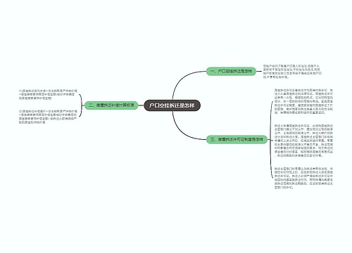 户口空挂拆迁是怎样