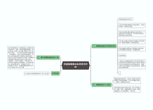 房屋裂缝鉴定标准是怎样的