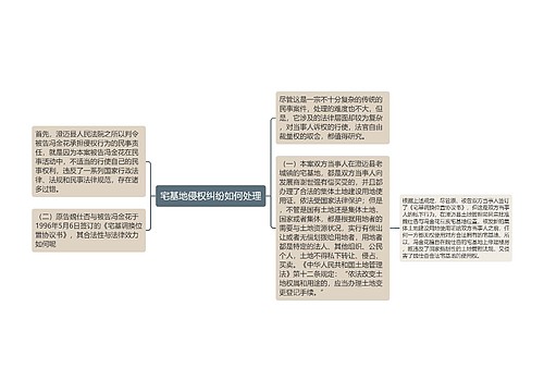 宅基地侵权纠纷如何处理