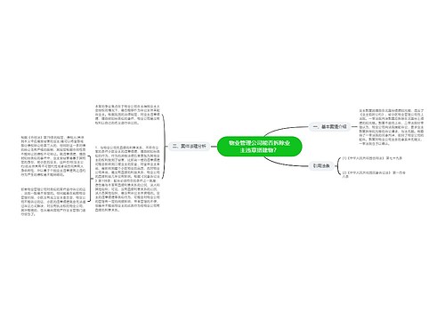 物业管理公司能否拆除业主违章搭建物？