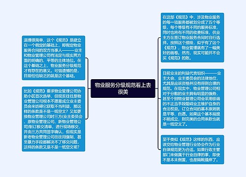 物业服务分级规范看上去很美