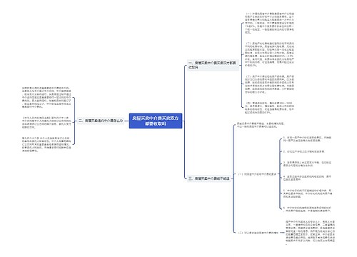 房屋买卖中介费买卖双方都要收取吗