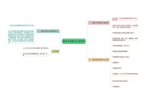 租客不搬离可以换锁吗