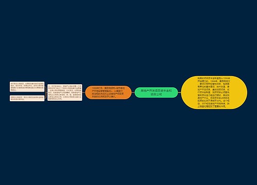 房地产开发项目资本金和项目公司