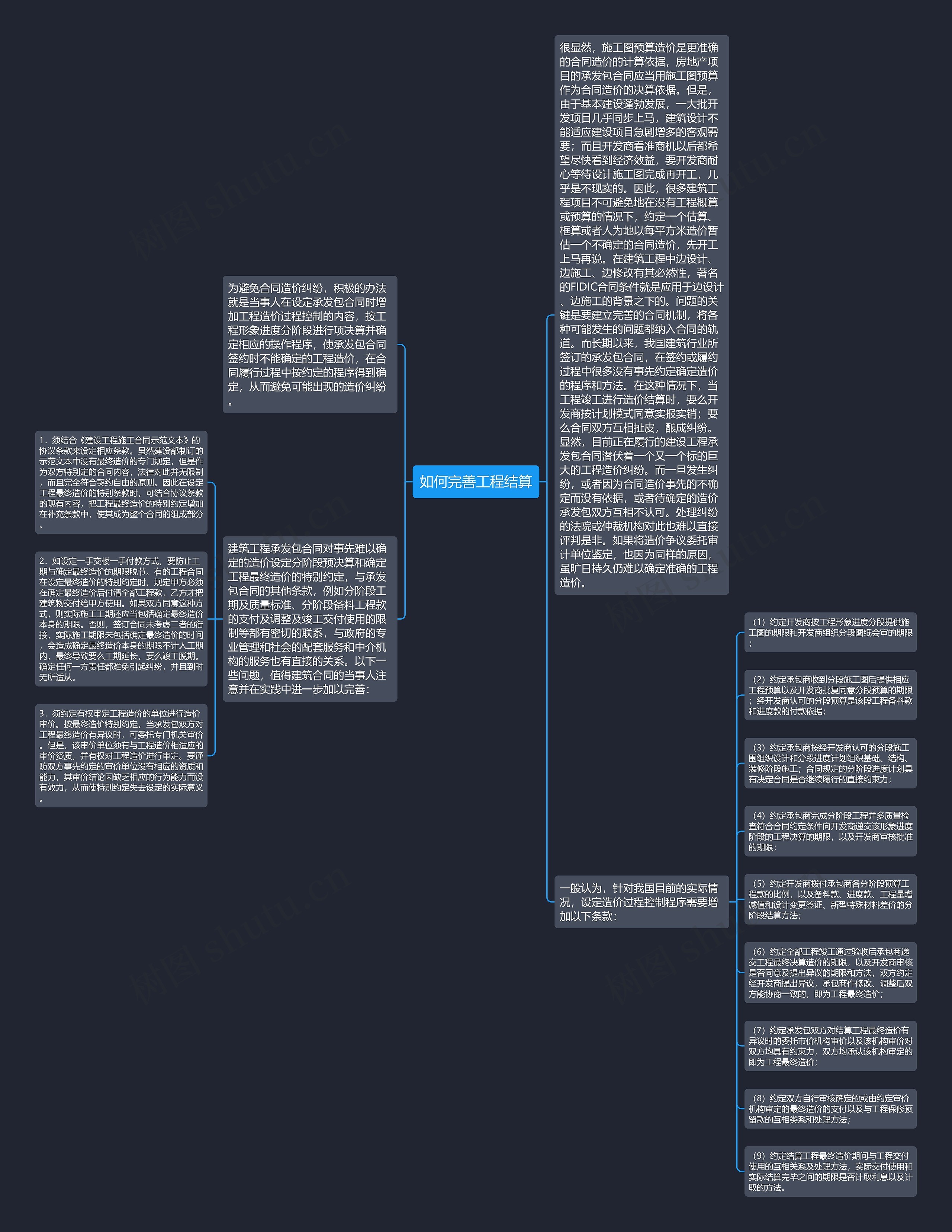 如何完善工程结算 如何完善工程结算