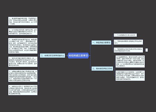 转租商铺注意事项