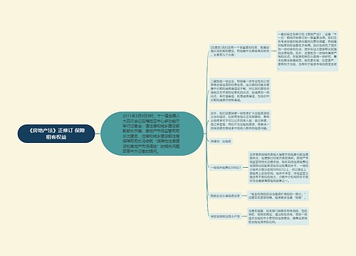 《房地产法》正修订 保障租客权益