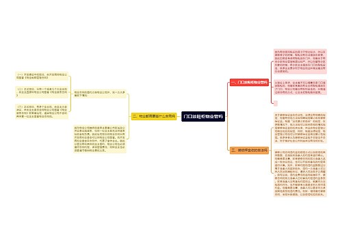 门口放鞋柜物业管吗