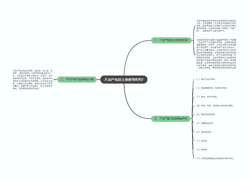 不动产包括土地使用权吗?