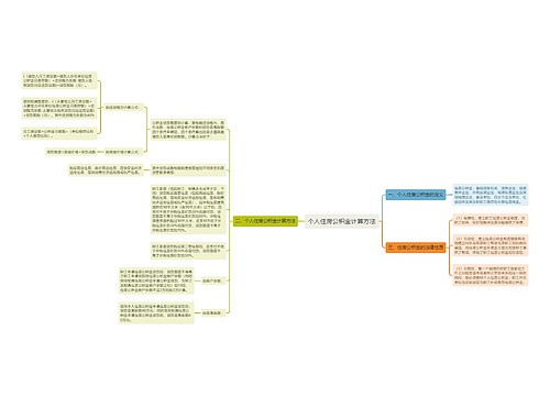 个人住房公积金计算方法