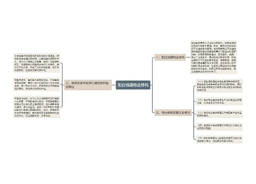 阳台地漏物业修吗