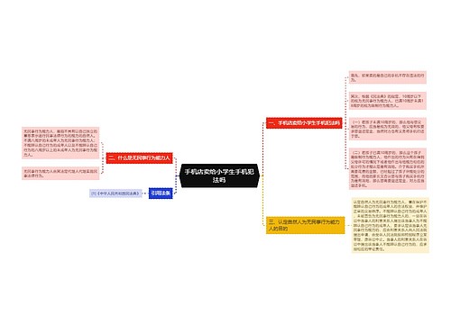 手机店卖给小学生手机犯法吗