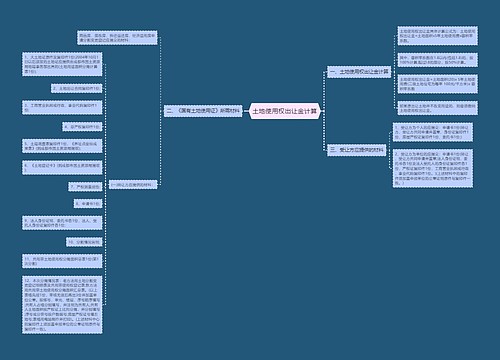 土地使用权出让金计算