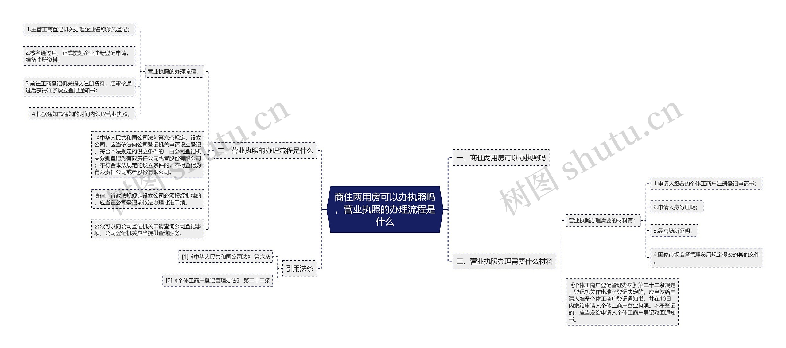 商住两用房可以办执照吗，营业执照的办理流程是什么