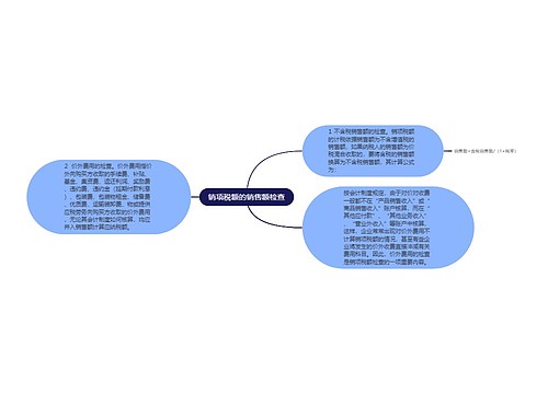 销项税额的销售额检查