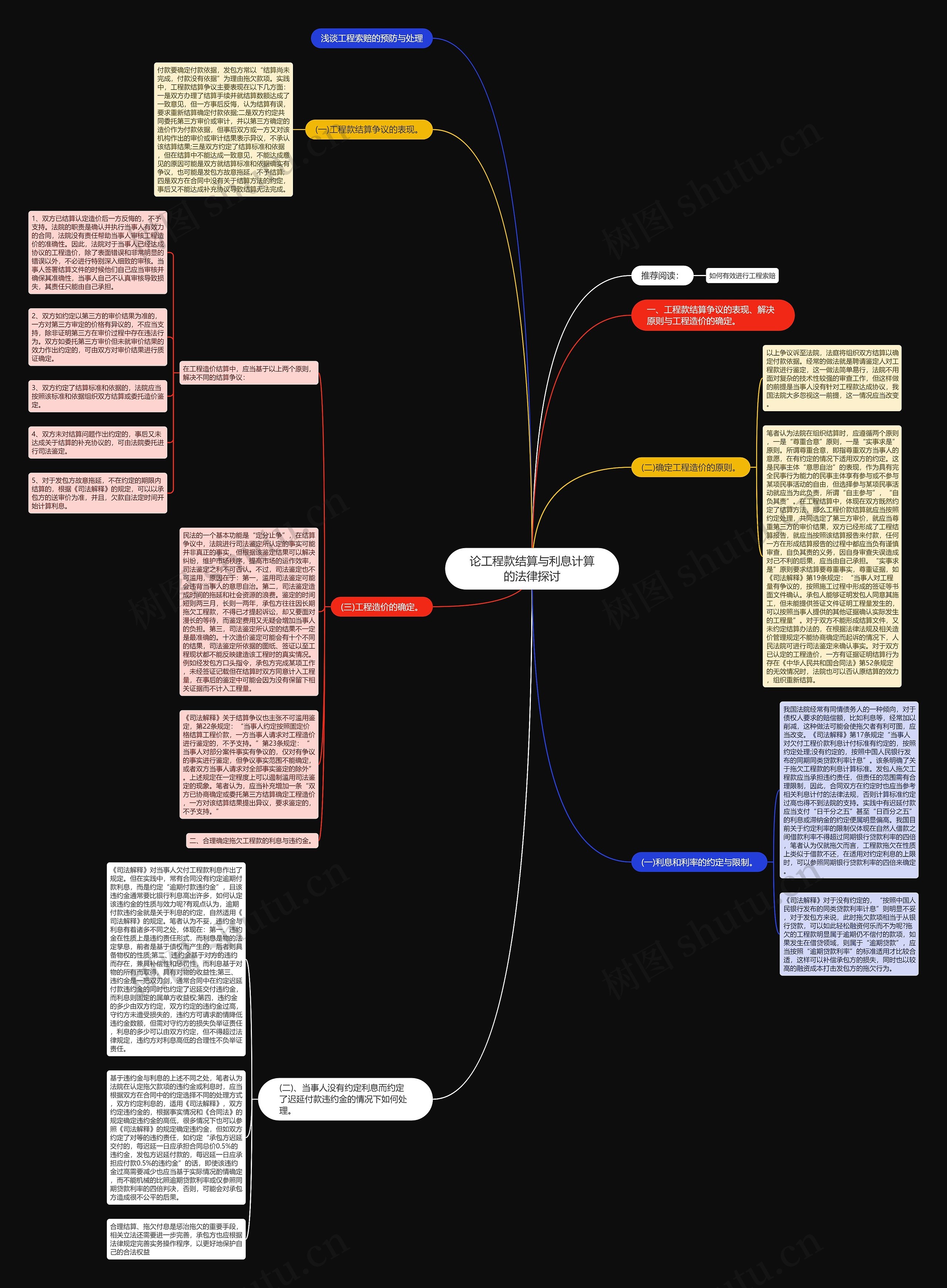 论工程款结算与利息计算的法律探讨 论工程款结算与利息计算的法律探讨