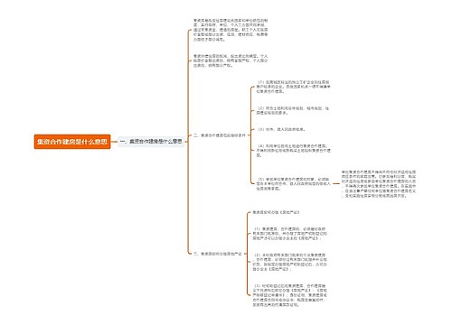 集资合作建房是什么意思