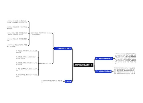 未利用地的概念是什么