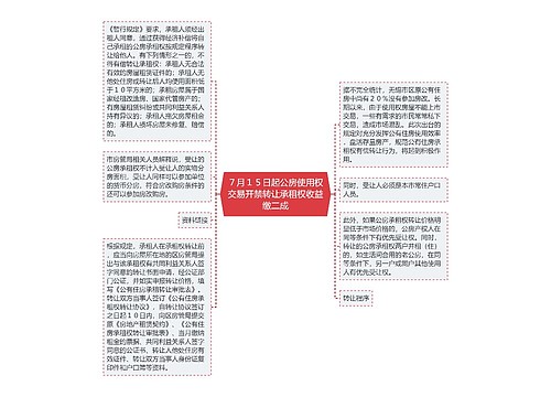 ７月１５日起公房使用权交易开禁转让承租权收益缴二成