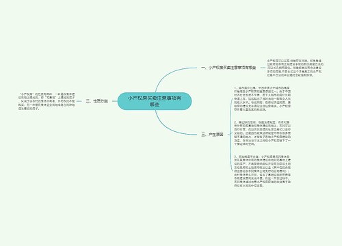 小产权房买卖注意事项有哪些