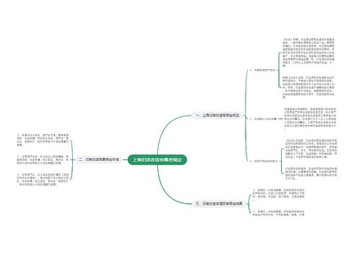 上海旧房改造有哪些规定