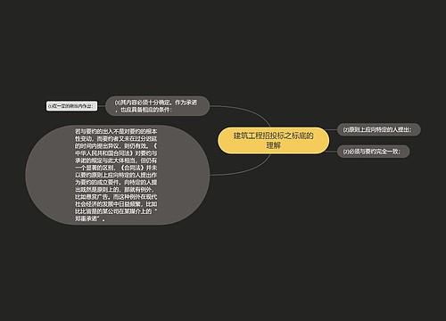 建筑工程招投标之标底的理解