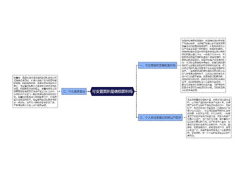 可安置面积是确权面积吗