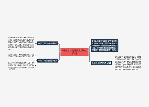 3招教你如何选择太原称心商铺