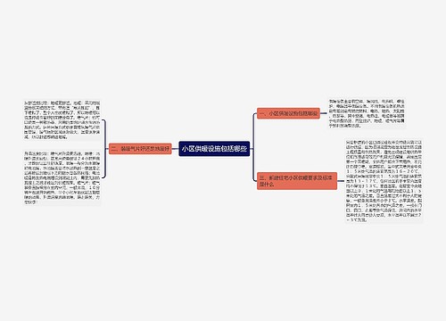 小区供暖设施包括哪些