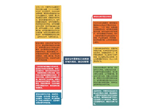 温家宝作重要批示:统筹做好城市规划、建设和管理