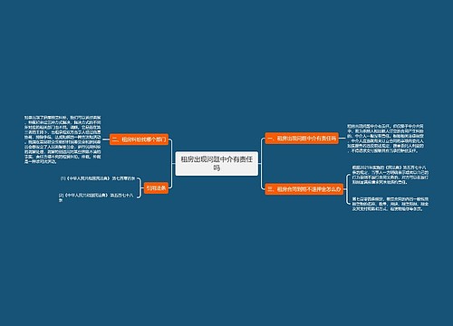 租房出现问题中介有责任吗