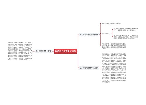 网签后怎么查房子信息