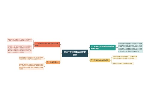 房地产开发贷款审查的四要件