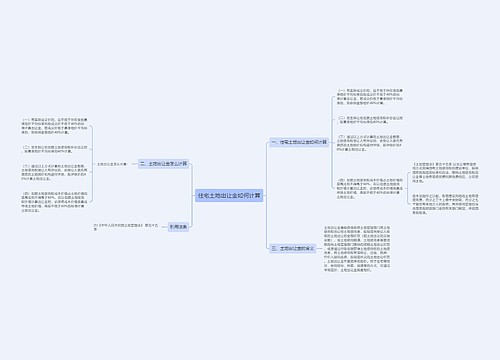 住宅土地出让金如何计算