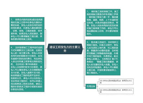 建设工程发包方的主要义务 建设工程发包方的主要义务