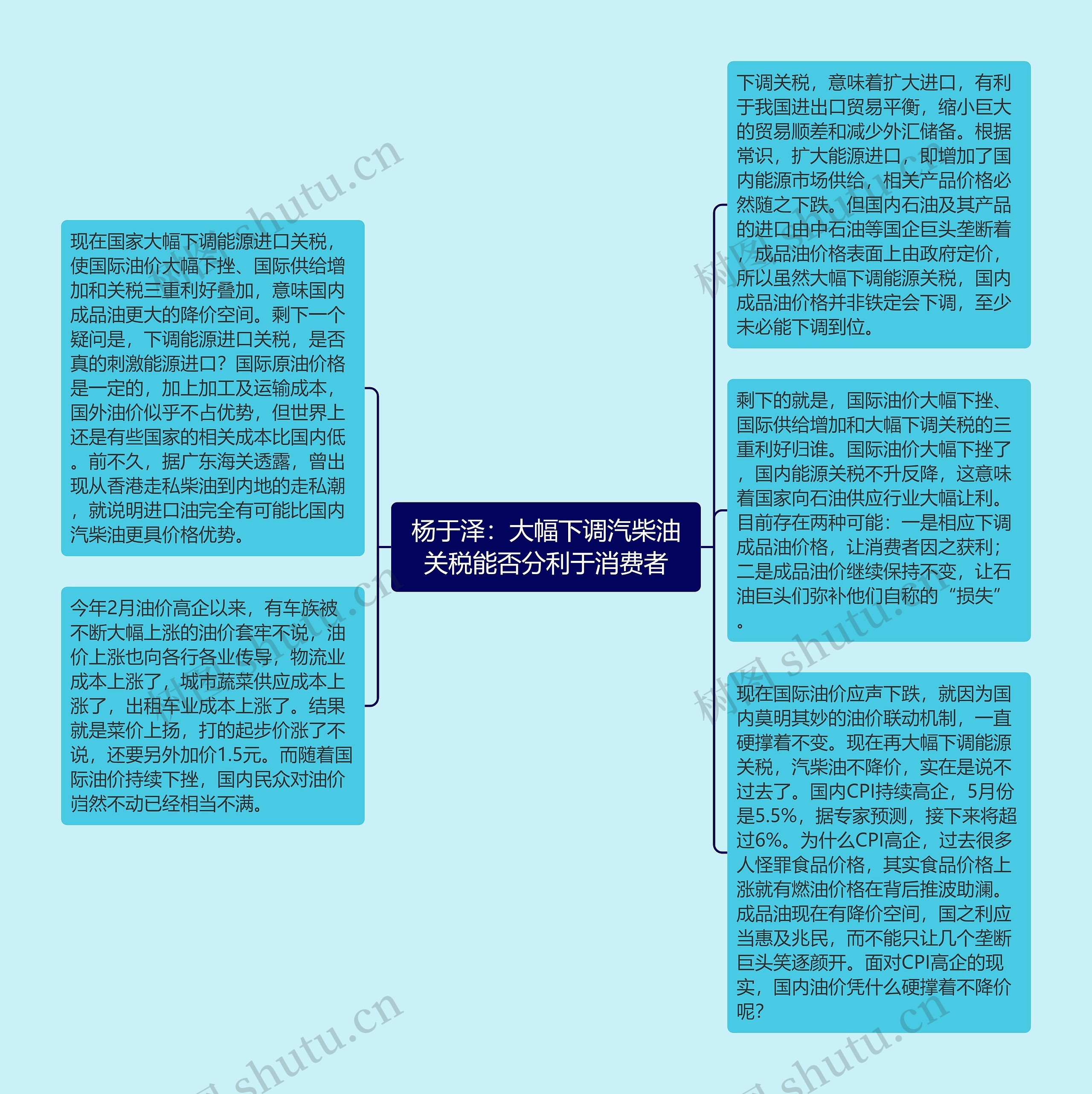 杨于泽：大幅下调汽柴油关税能否分利于消费者