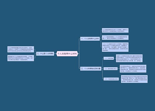个人交税带什么材料