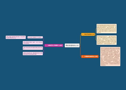 再投资退税的公式