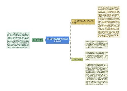 绿化面积怎么算,计算公式是怎样的