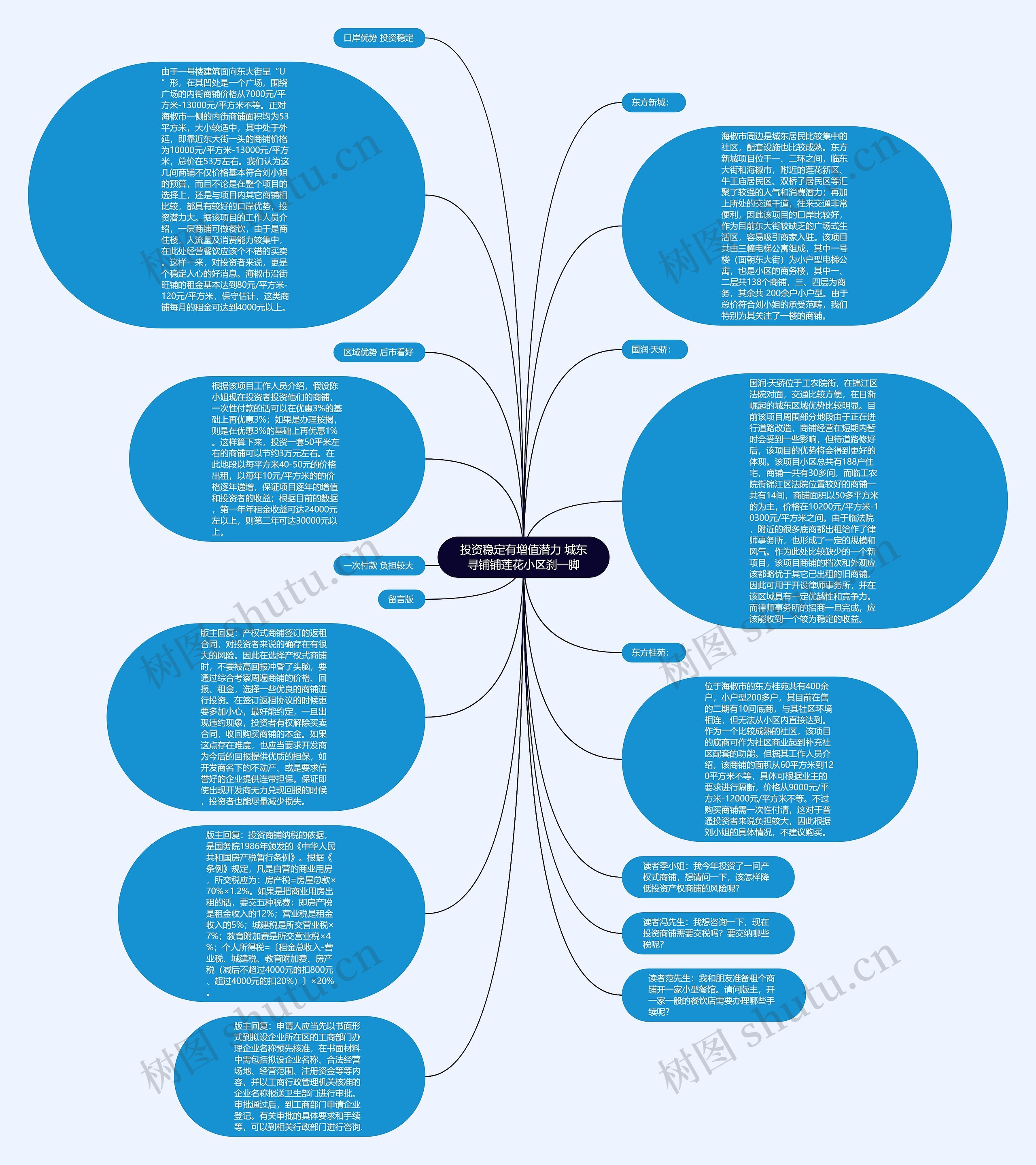 投资稳定有增值潜力 城东寻铺铺莲花小区刹一脚思维导图