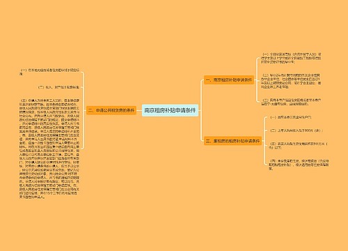 南京租房补贴申请条件