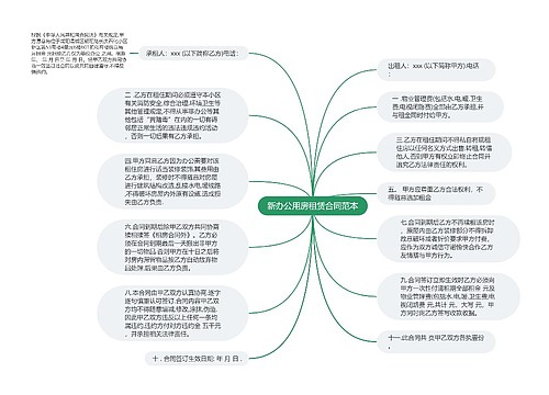 新办公用房租赁合同范本