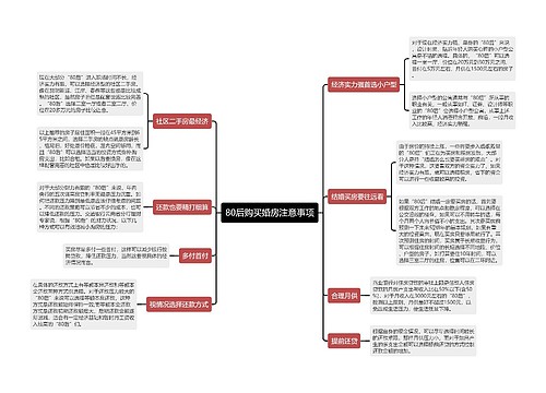 80后购买婚房注意事项