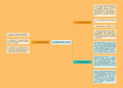 全资集资房是什么意思