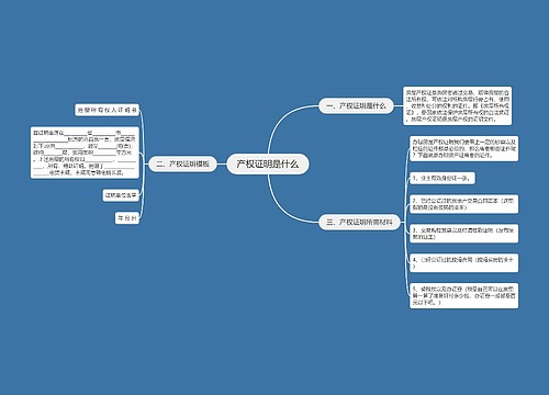 产权证明是什么
